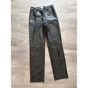 Wilfred size 4 Melina high-rise vegan leather pants from Aritzia